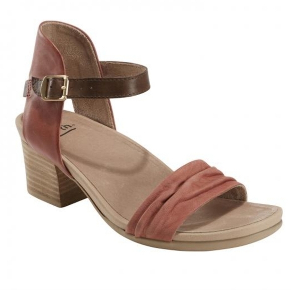 Earth Women IVY Symphony  Ankle Leather Heels Sandals shoes sz 9.5M - Picture 1 of 16